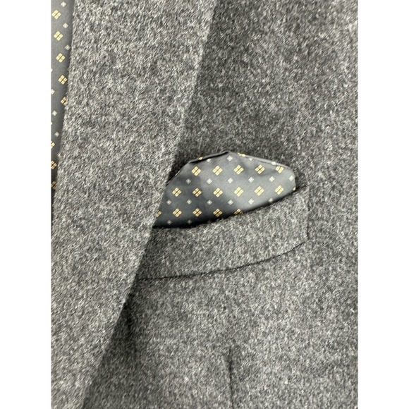 Lauren Ralph Lauren Blazer Sport Coat Gray Two Button Jacket Size 44L - Picture 3 of 8